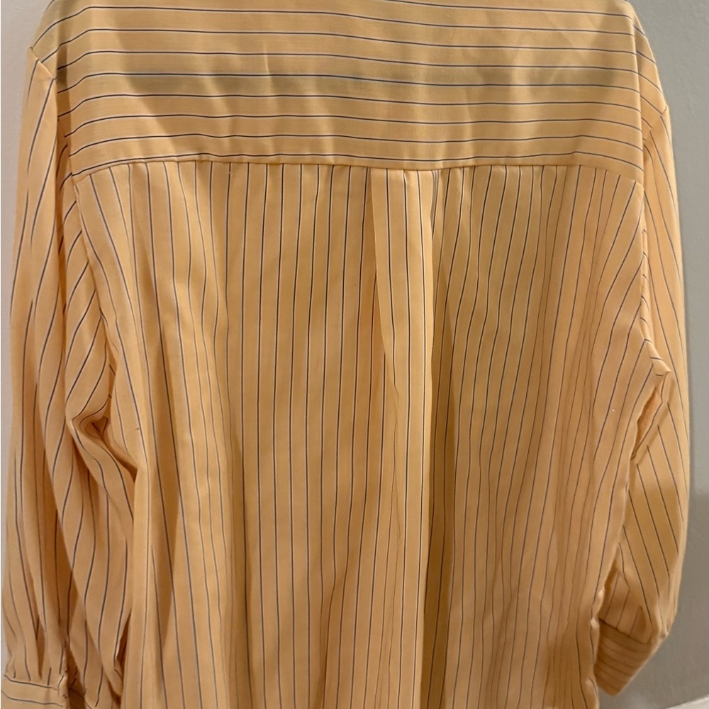 Yellow Striped Button-Up Shirt - Picture 4 of 6